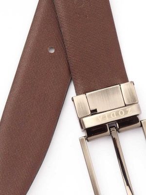 ZB 193 Black/ Brown Reversible Leather Belt