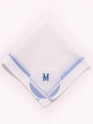 Initial "M" 3 pcs Handkerchief Pack