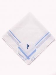 Initial "P" 3 pcs Handkerchief Pack