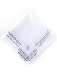 Initial "U" 3 pcs Handkerchief Pack