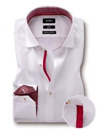 Pietro Solid White Slim Fit  Cotton Shirt