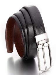 ZB 218 Black/ Brown Reversible Belt