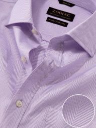 Antonello Solid Lilac Classic Fit Formal Cotton Shirt
