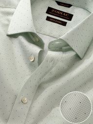 Bassano Printed Mint Classic Fit Formal Cotton Shirt