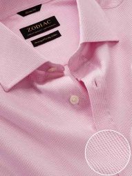 Benna Solid Pink Classic Fit Formal Cotton Shirt