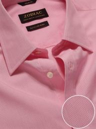 Cricoli Striped Pink Classic Fit Formal Cotton Shirt