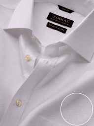 Matera Solid White Classic Fit Formal Cotton Shirt