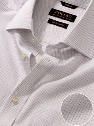 Palladio Checks Yellow Classic Fit Formal Cotton Shirt
