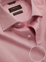 Tramonti Solid Rose Classic Fit Formal Cotton Shirt