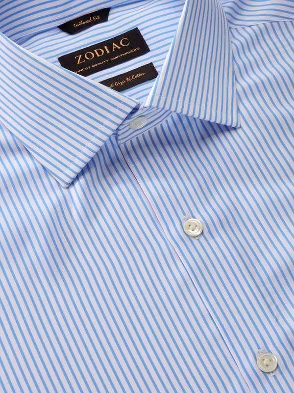 beige and white striped shirt